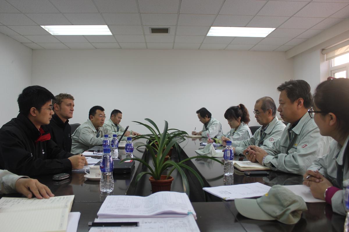 美国康明斯对我司进行访问
